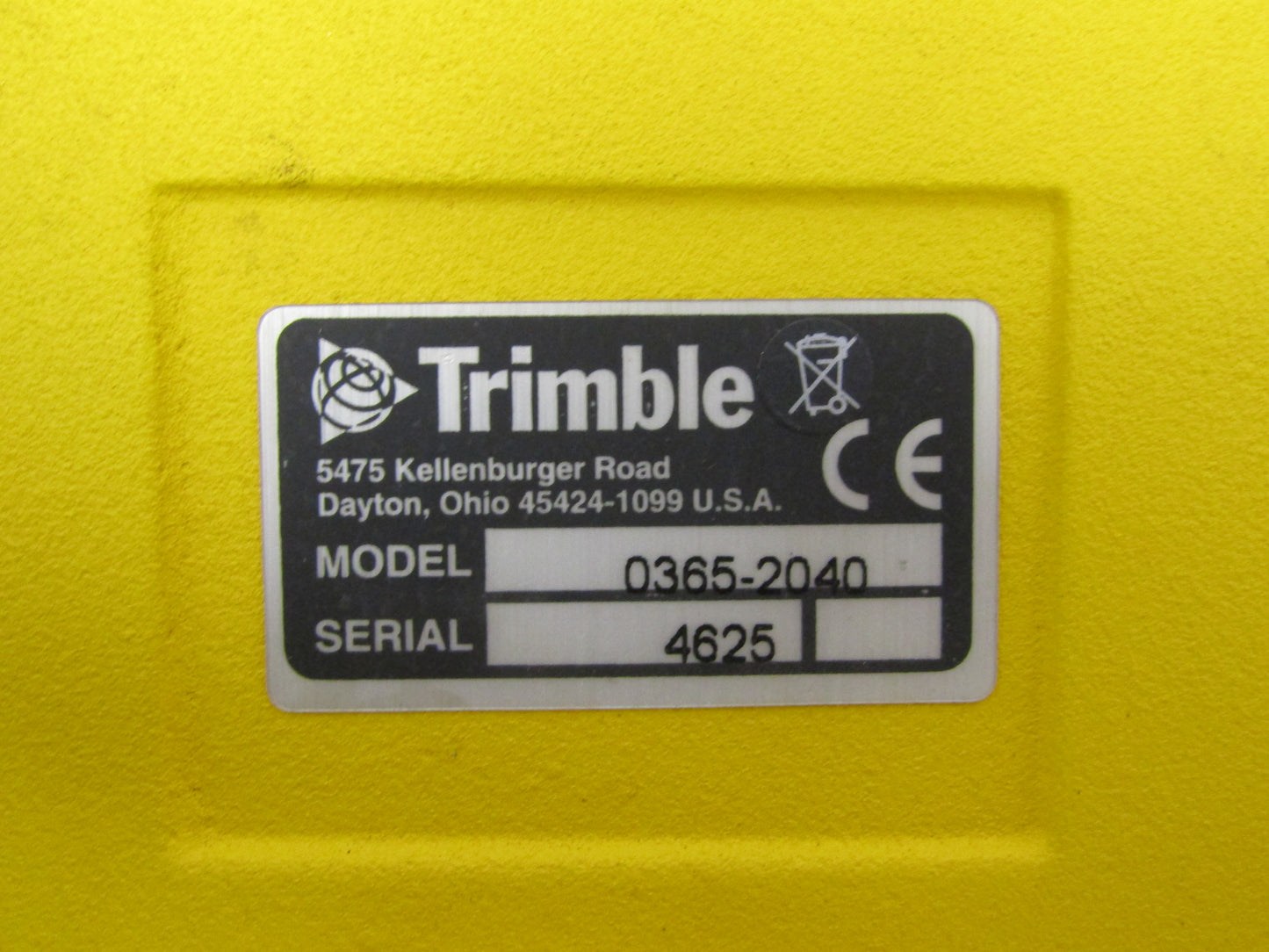 Trimble Spectra Physics 0365-2040 Blade-Pro Laserplane Machine Control Panel CLS03140