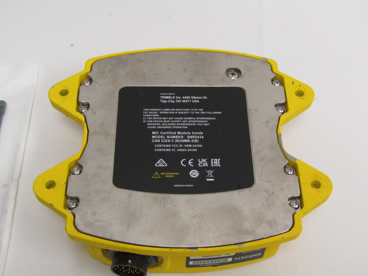 Trimble 97007-44 FRU - Radio, SNR2434, On-Machine, 2.4 GHZ USED