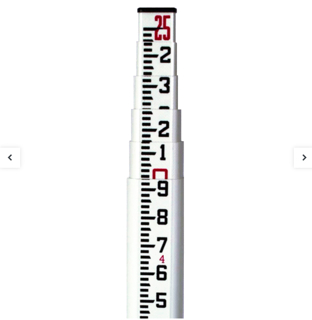 98010 SVR-25 LEVEL ROD 10THS (SECO) Oval Rod 25 FT