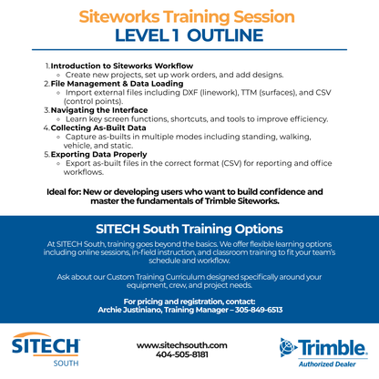 SITECH South Training